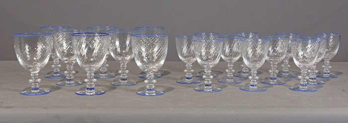 Set of (19) Stemware Glasses