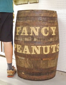 Antique Peanuts Barrel