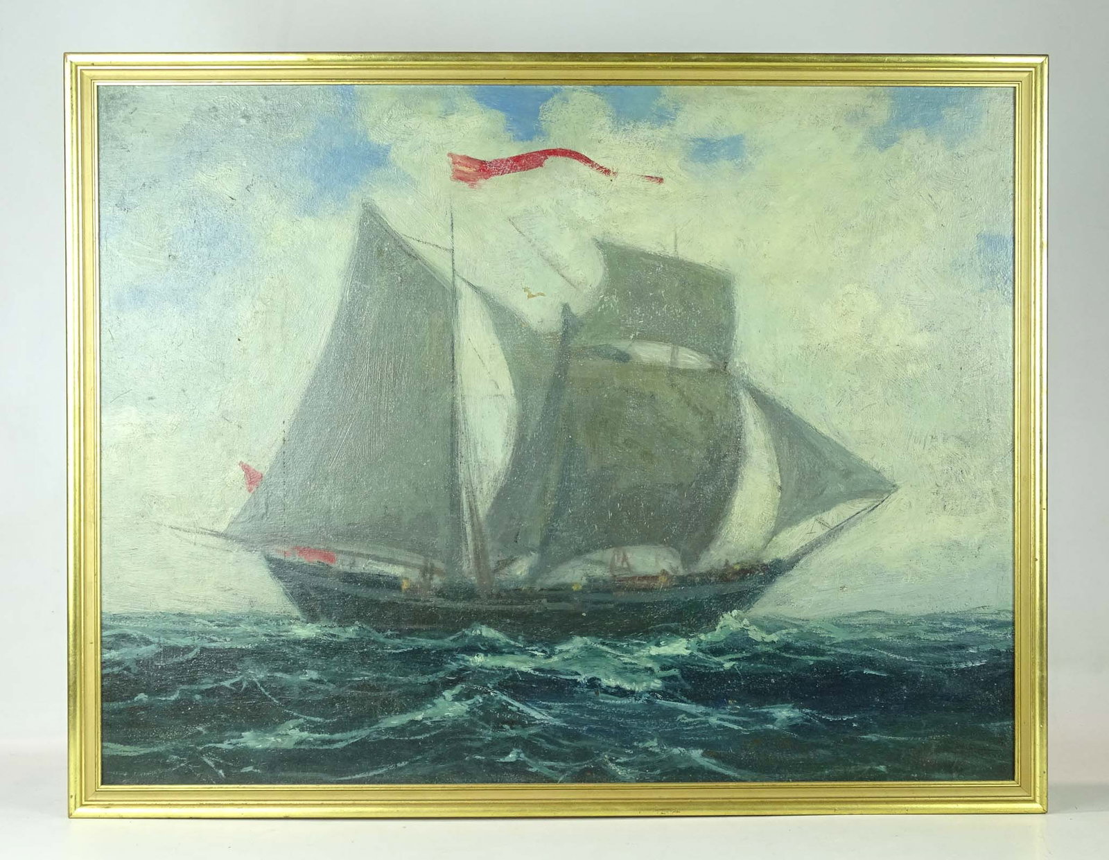 Portrait of Schooner at Full Sail (1 of 6)