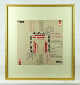 Poster: Manifesto, 1960