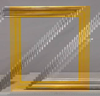 Whistler Type Reeded Frame: Whistler type reeded frame. Sight size 31 7/8" x 27", rabbet size 32 5/8" x 27 7/8", overall 36" x 32 7/8".