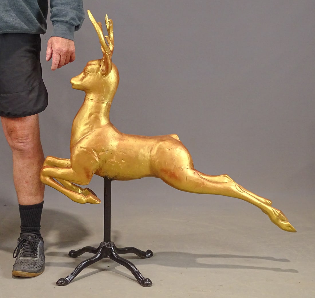 Metal Folk Art Deer (1 of 8)