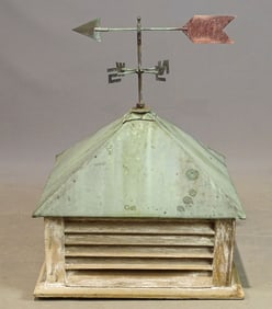 Cupola with Weathervane Top