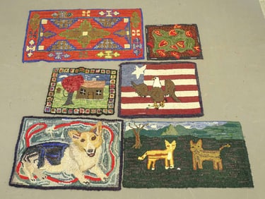 Hooked Rug Lot