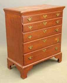 18th c. Semi-High Chest of Drawers