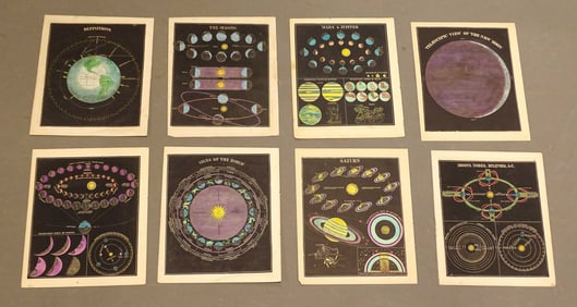 Astronomy Antique Print Set (8)