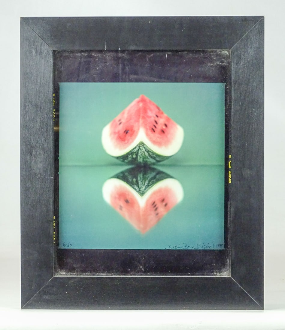 Cibachrome Artwork: Cibachrome artwork. 6/25, 1998. Artist signed. Info verso (donated to charity by Winston Wachter Fine Art). 10" x 10".