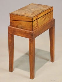 19th c. Writing Box on Base