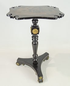 19th c. Inlaid Diminutive Table