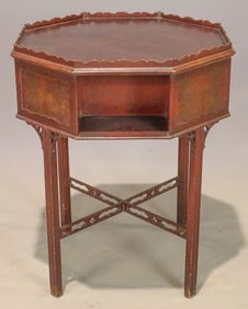 Mahogany Octagonal Stand