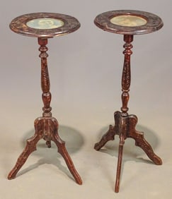 Pair Victorian Stands
