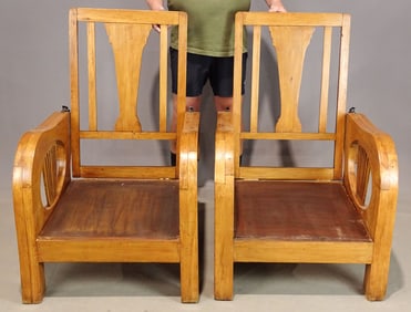 Pair Morris Chairs