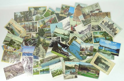 Large Lot of Vintage Postcards