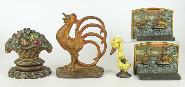 Doorstop and Bookend Lot