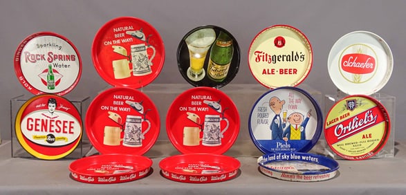 Vintage Beer Trays