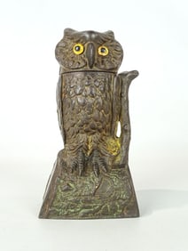 Owl Mechanical Bank