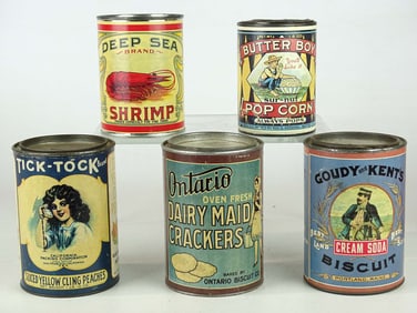 Vintage Tin and Cardboard Advertising Banks