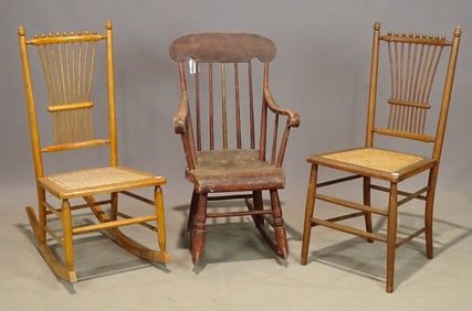 Lot of Early Chairs