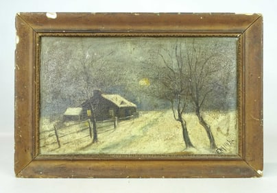 Painting: Landscape Signed English