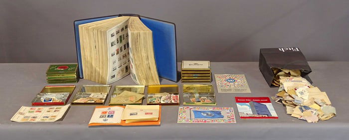Stamp & Cigarette Tin Lot