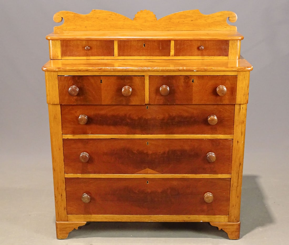19th c. Pine Chest (1 of 8)