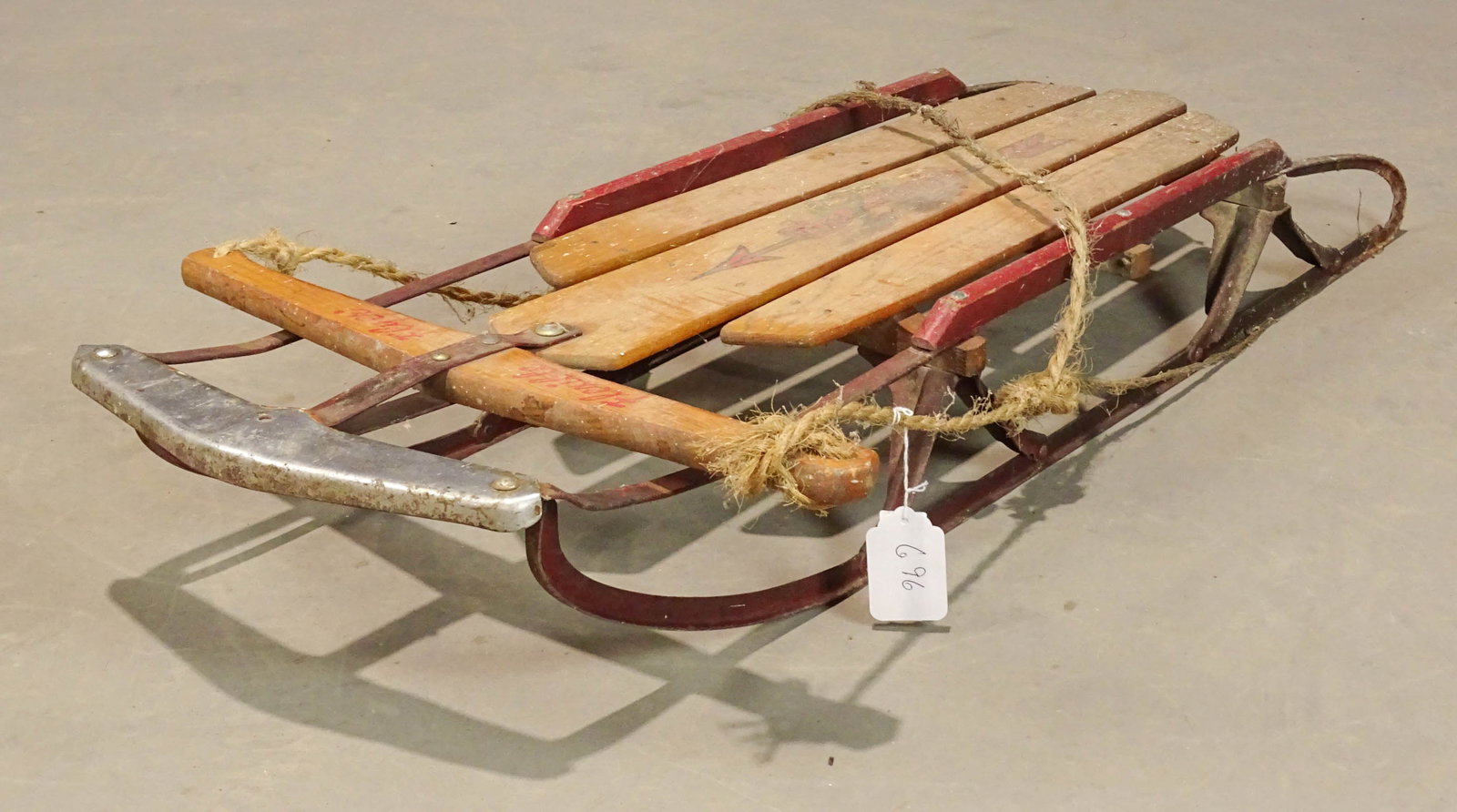 Flexible Flyer Sled: Flexible flyer sled. #41 J. 41" L..