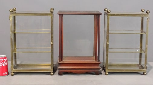 Brass Display Cabinets