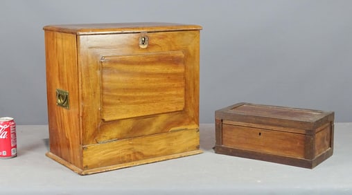 Lot (2) 19th c. Boxes
