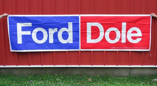 Ford Dole Political Banner
