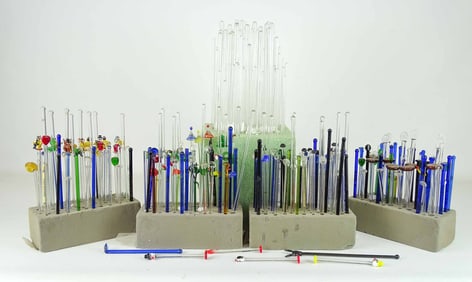Vintage Glass Stirrers