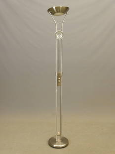 Modern Design Floor Lamp: Modern design floor lamp. 71" Ht..