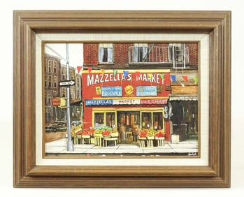 Painting: N.Y.C. Subject Signed Weintraub