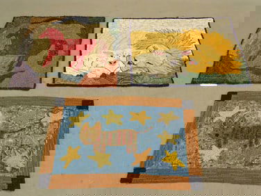 Hooked Rug Lot