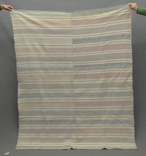 Rag Rug: Early rag rug.