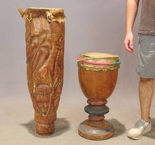 Pair of Floor Drums