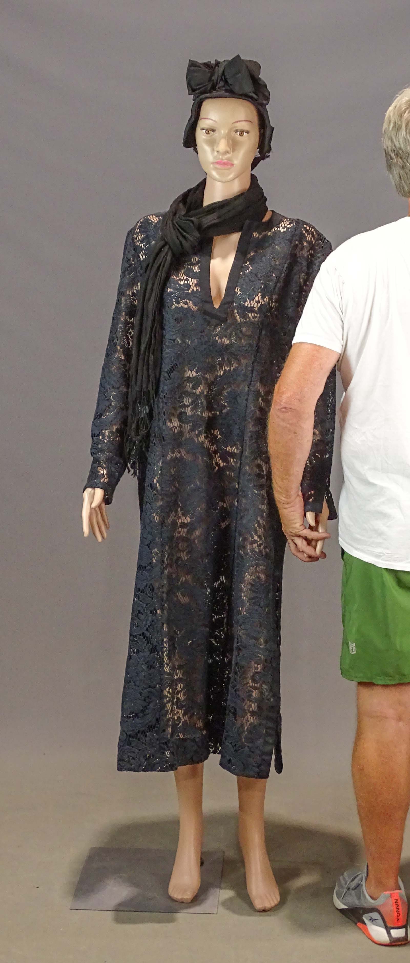 Mannequin: Dressed mannequin. 70" Ht.