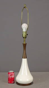 Mid-Century Lamp: Mid-century modern lamp. 31 1/2"