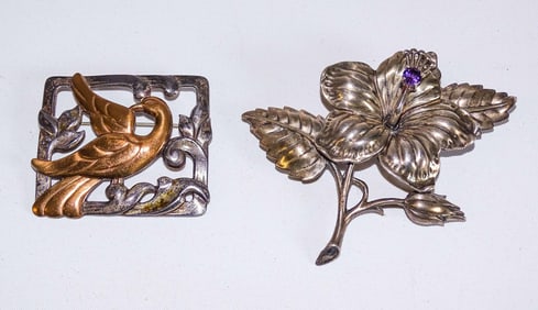 Jewelry: Art Nouveau Style Brooches