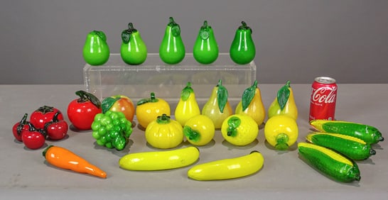 Glass Fruit Lot