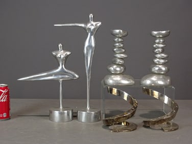 Mid-Century Metal Lot