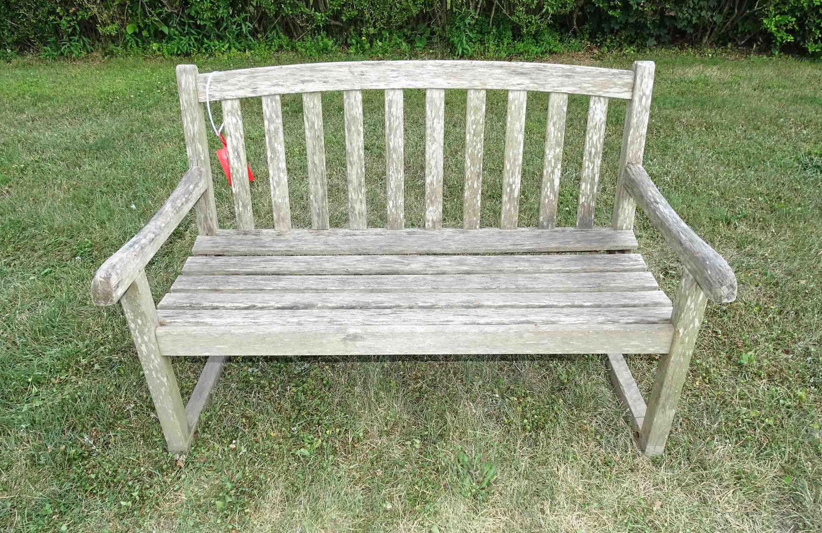 Teak Bench: Teak bench. 47" x 18" x 15 1/2" seat Ht..