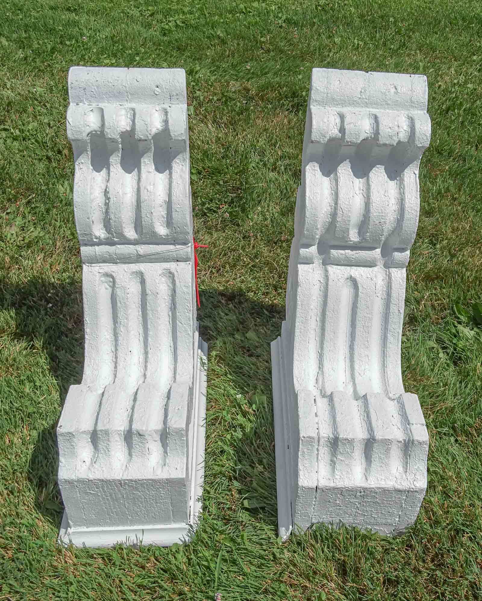 Pair Wooden Architectural Corbels (1 of 4)