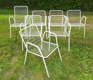 Mesh Stacking Chairs