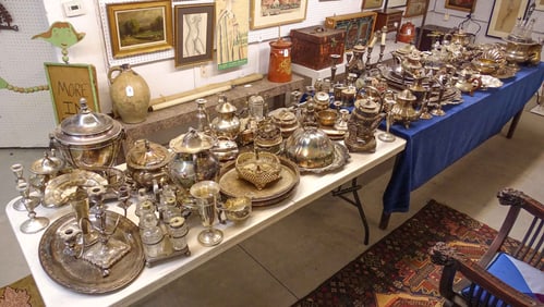 Large Silverplate Lot