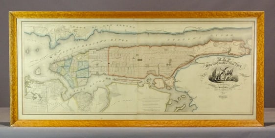 1859 New York Map