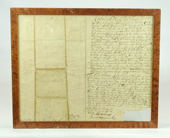 Jacob Hasbrouck Signed Document