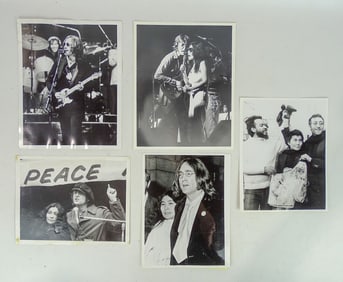 John Lennon Press Photographs Lot