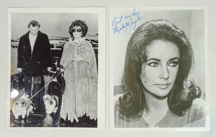 Liz Taylor Press Photographs
