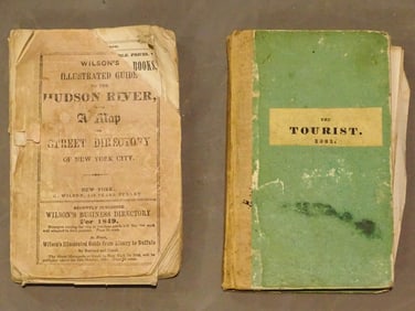 Two Antique New York Map Guides