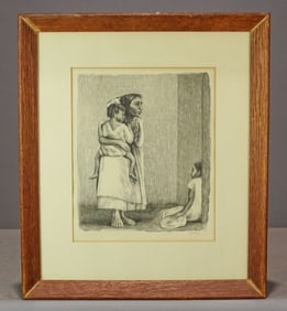 Alfredo Zalce Etching